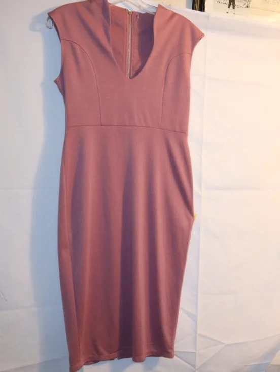 Almost Famous Pink Dress Shift Size Small - Picture 2 of 12